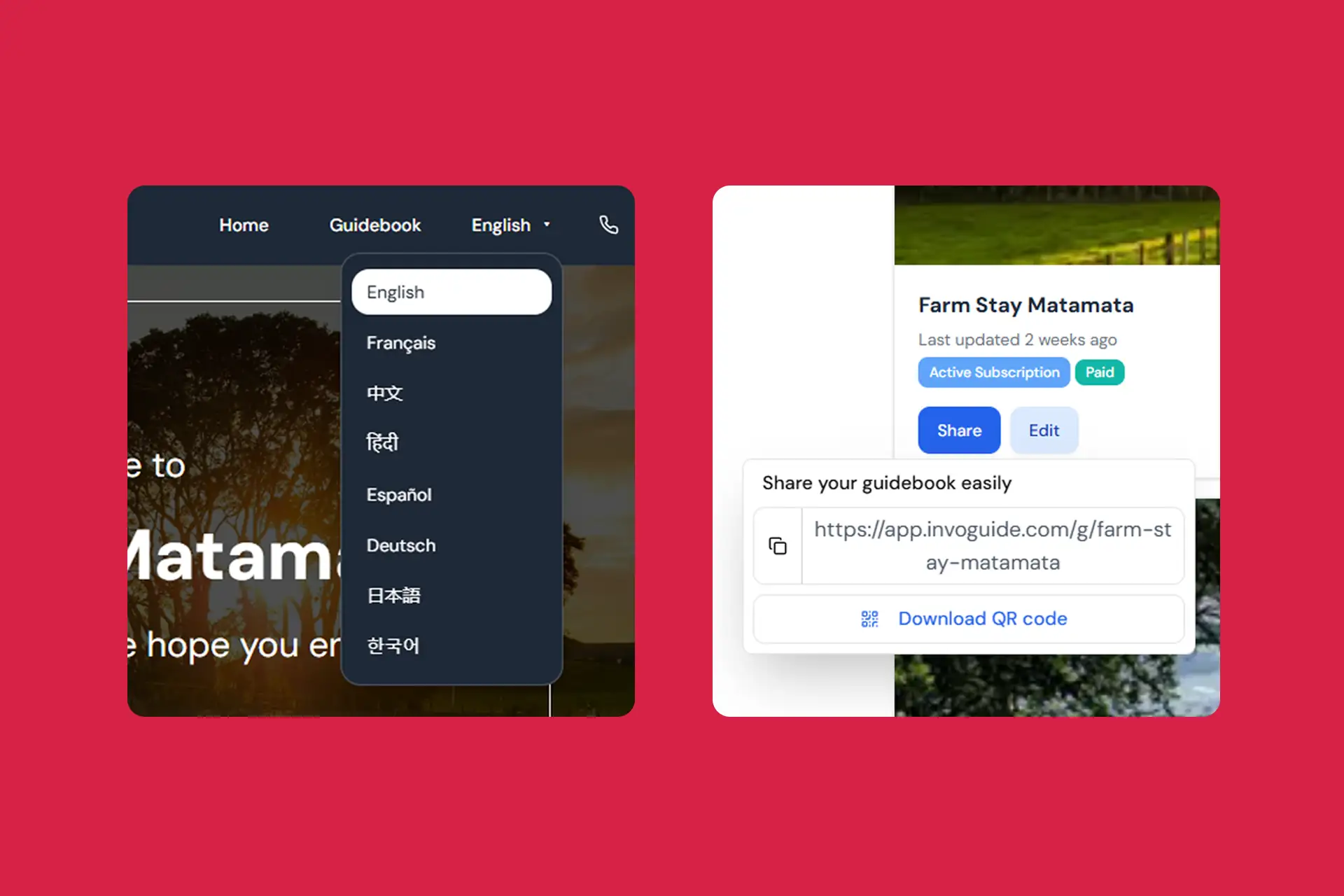 Translations and custom URLs feature update for InvoGuide